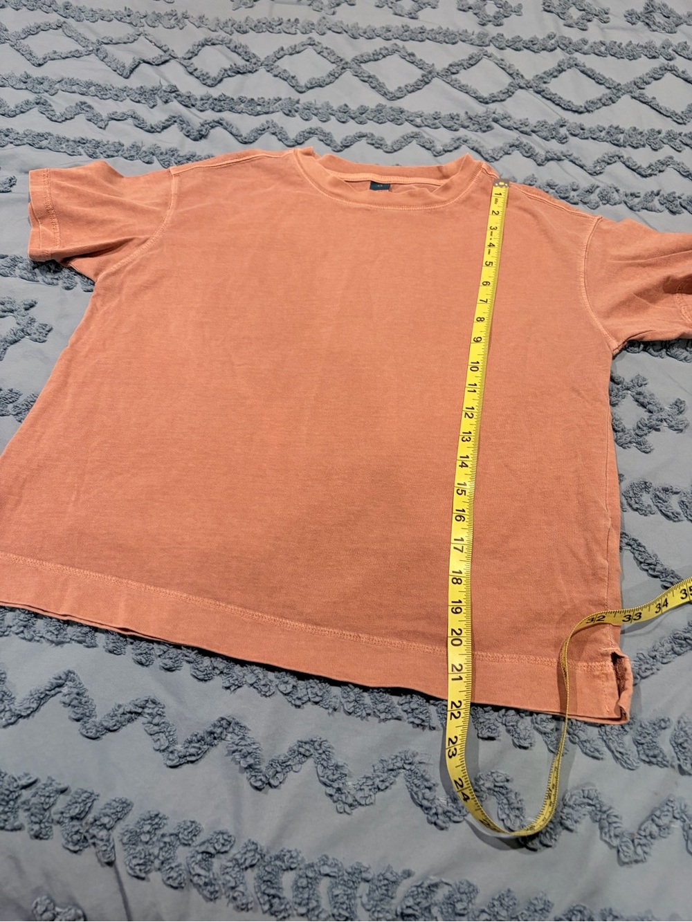 Old Navy Peach Short-Sleeve Crew Tee - Picture 4 of 6